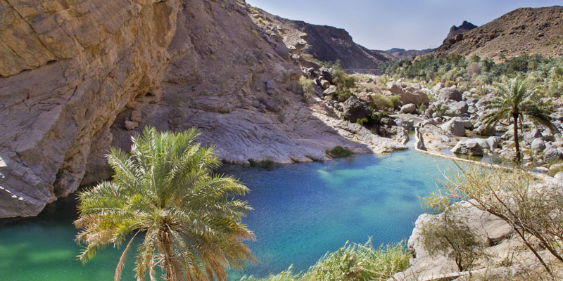 Les monts Hajar et Rustaq